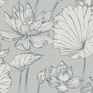 Seabrook Designs AI42300 Koi Floral Abstract Wallpaper